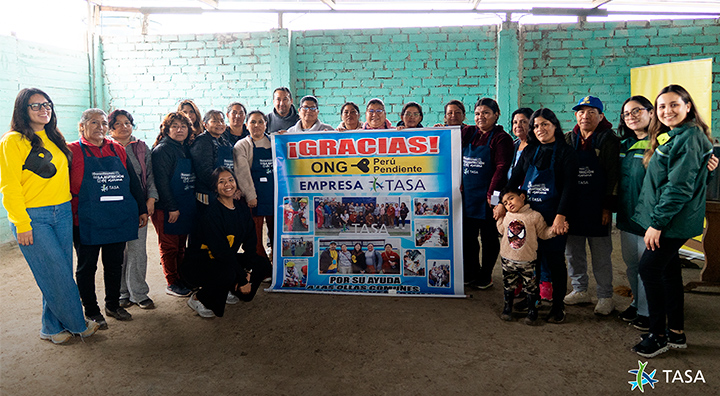 TASA equipó 15 ollas comunes de Ventanilla para fortalecer contribuir con mejorar la seguridad alimentaria de más de 1,300 personas