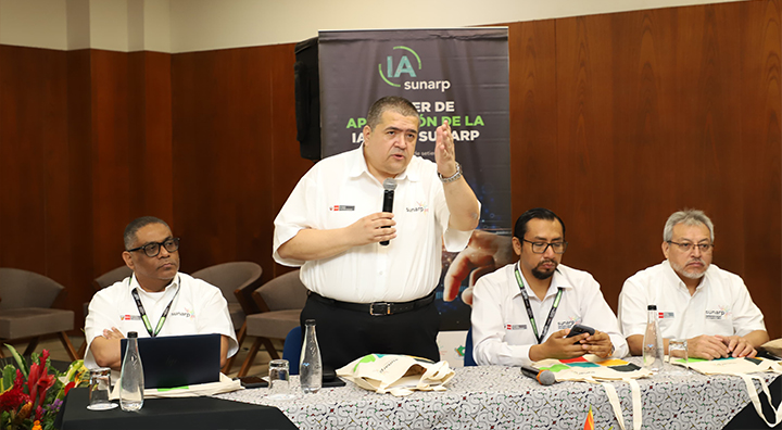 Sunarp continúa impulsando el uso de Inteligencia Artificial para optimizar la gestión registral