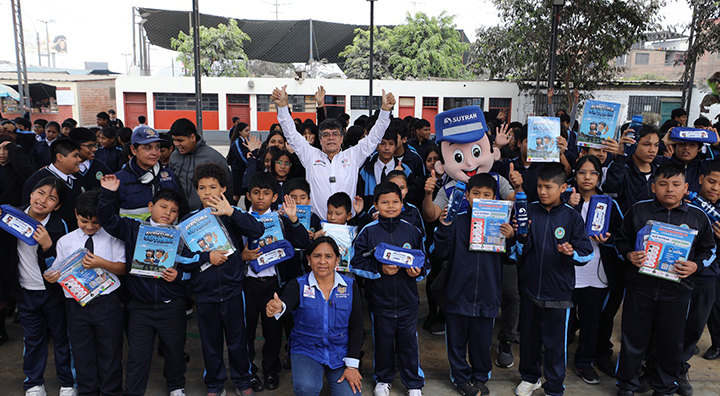 Sutran-MTC sensibilizó a más de 47 000 escolares sobre seguridad vial en lo que va del 2025