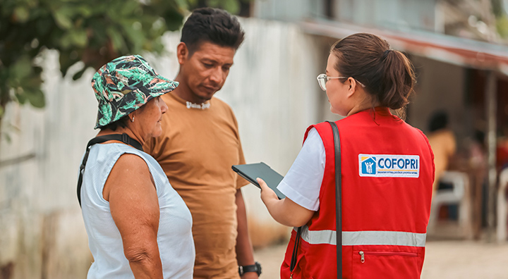 Más de 14 500 lotes urbanos serán empadronados por COFOPRI
