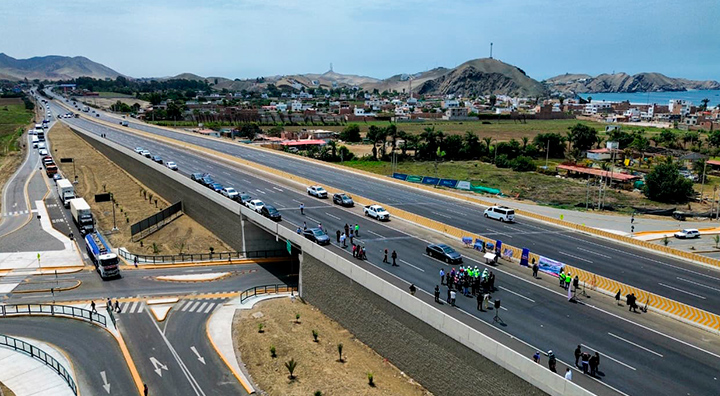 MTC pone en marcha el Intercambio Vial Bujama y refuerza la seguridad vial en la Panamericana Sur