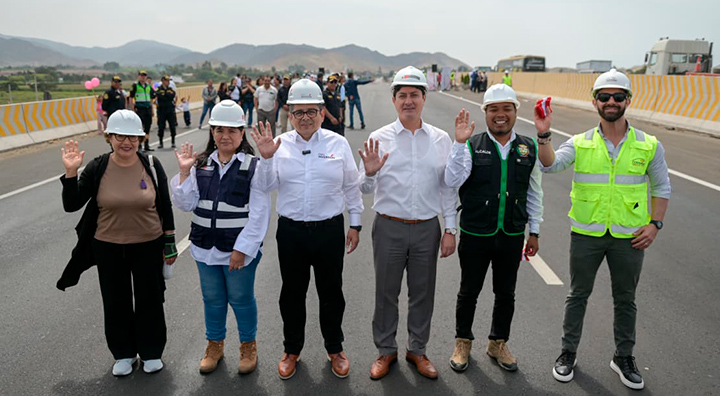 MTC pone en marcha el Intercambio Vial Bujama y refuerza la seguridad vial en la Panamericana Sur