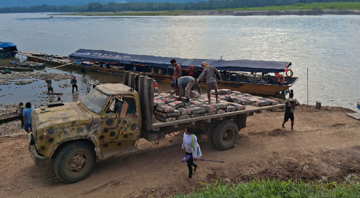 Junín: Ministerio de Vivienda construyó 578 viviendas Wasiymi con materiales trasladados por vía fluvial hasta Río Tambo