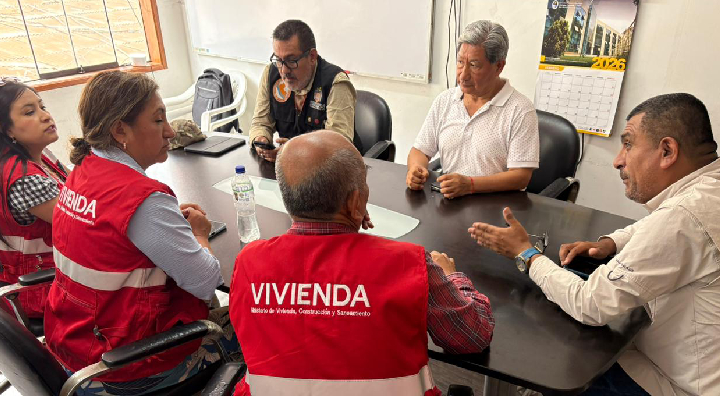 Vivienda refuerza prevención en Lurigancho-Chosica para proteger a familias ante riesgo de huaicos