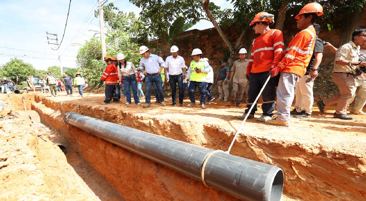 ImpulsaN el desarrollo del Proyecto Integral de Agua Potable y Alcantarillado en Yurimaguas