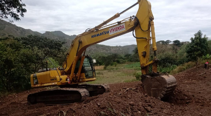 Cajamarca: refuerzan trabajos con maquinaria pesada en zonas críticas para evitar inundaciones por lluvias