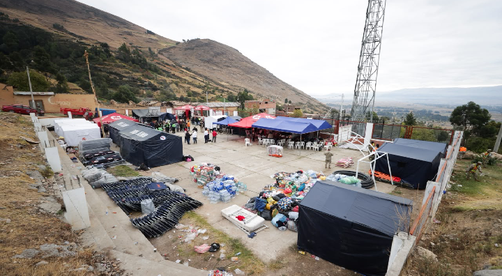Despliegan acciones para atender a los damnificados del sismo en Chupaca