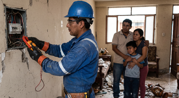 Terremotos en el mundo: ¿qué pasa con las instalaciones eléctricas durante y después de un sismo?