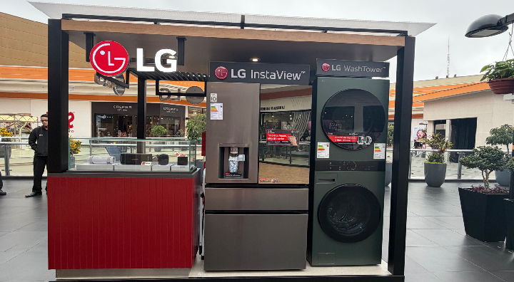 LG Electronics inaugura su segundo stand de experiencias en Plaza San Miguel