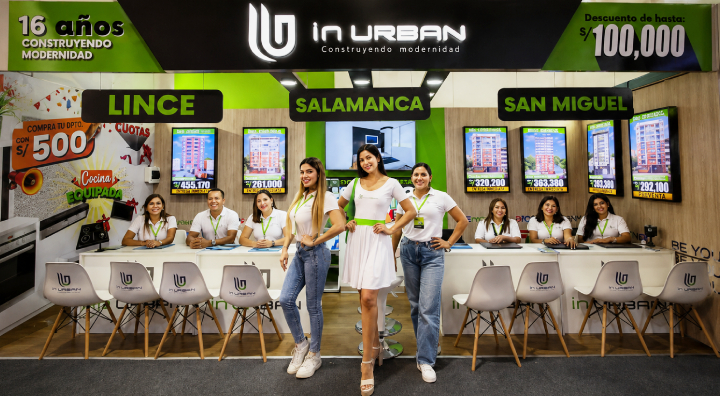 In Urban participó en Expo Urbania y Nexo Inmobiliario con proyectos ubicados en Lince, Salamanca y San Miguel