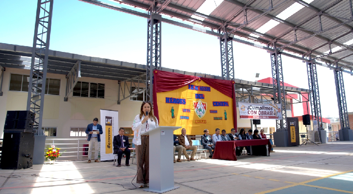 Ferreyros inaugura colegio en Arequipa, con inversión de S/ 34 millones, vía Obras por Impuestos