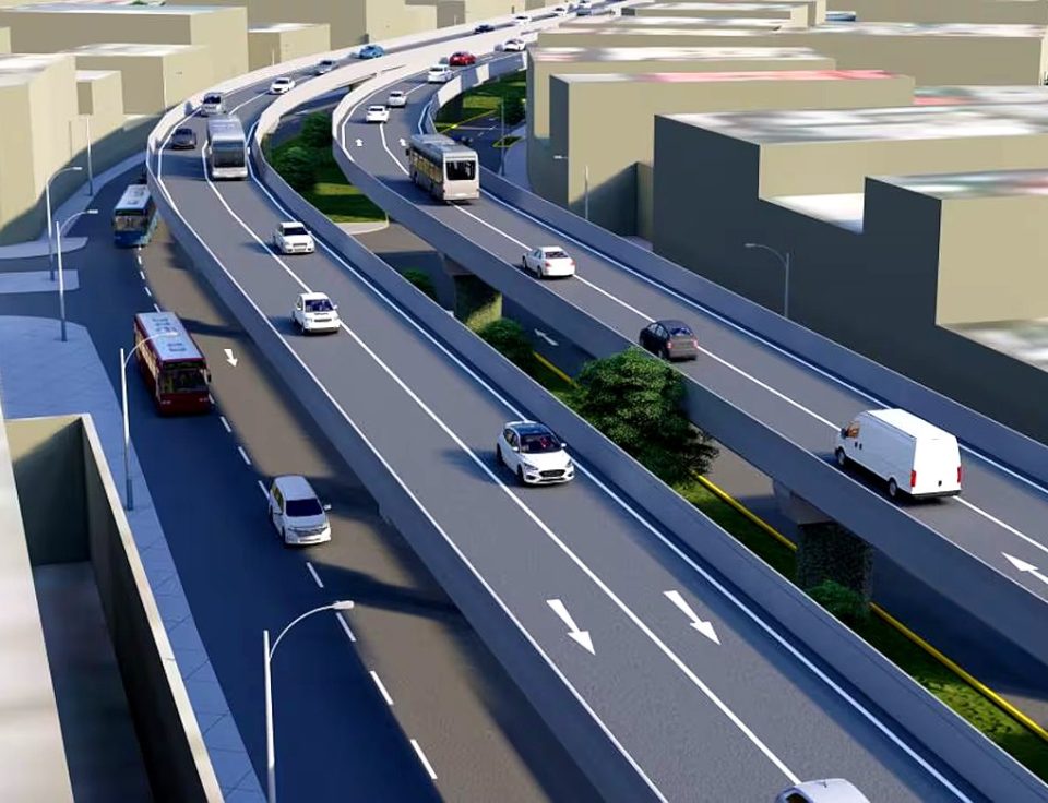 Se inició el desvío vehicular por ejecución de nueva vía rápida Canadá